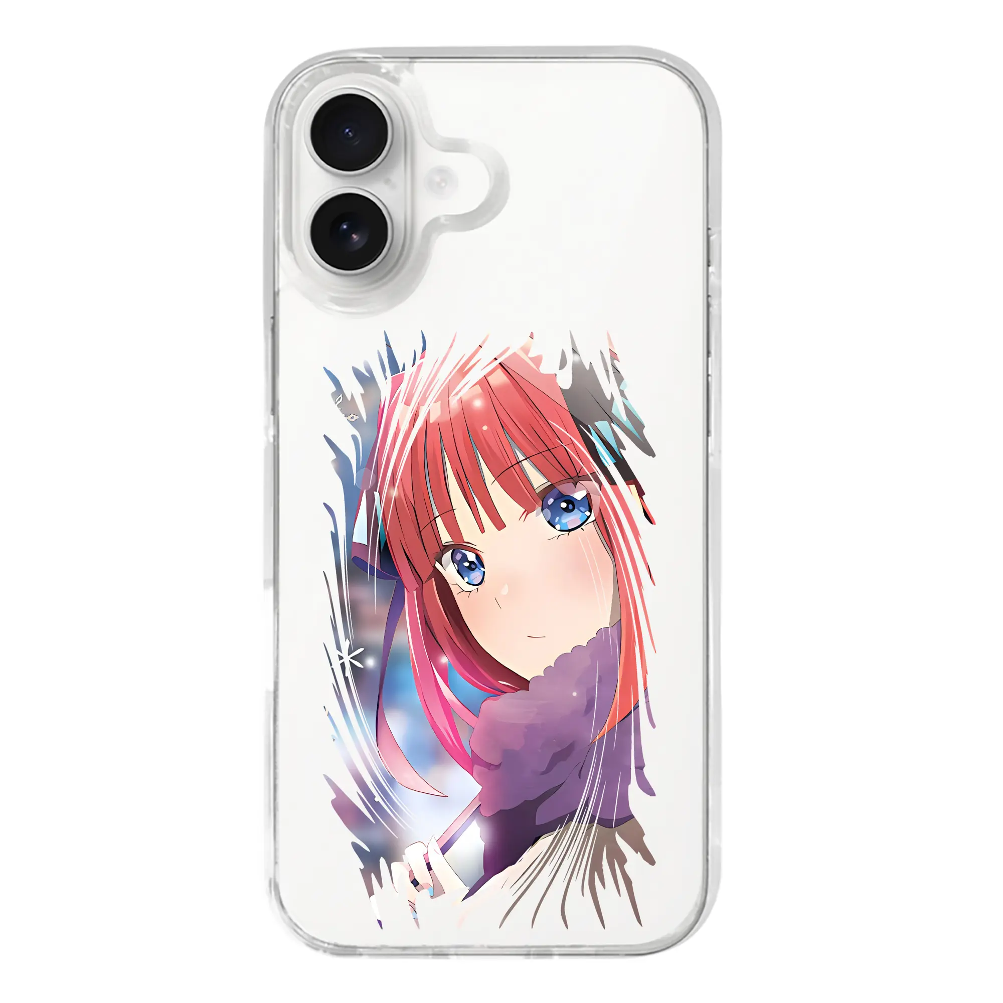 五等分の花嫁 グッズ 中野 二乃 - iPhone 17シリーズ 透明スマホケース – 薄型・耐衝撃・精密フィット保護カバー